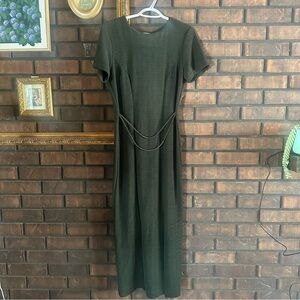 Vintage dark green dress